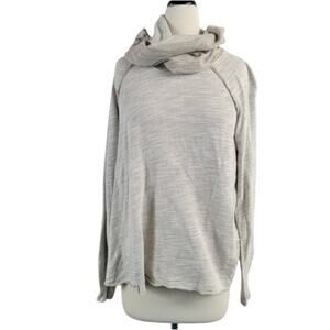 Free People Beach Cocoon Cowl Neck Pullover Sweater Beige Size XS/S